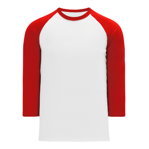 Athletic Knit 3/4 Sleeve Crew Neck Baseball Shirt (BA1846)
